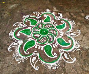 My daily kolam!