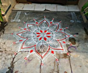 My daily kolam!