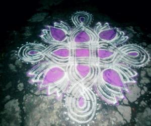 My daily kolam!