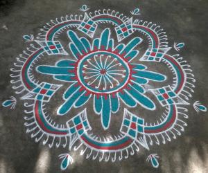 Daily kolam!