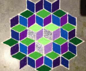 Cube Kolam