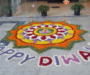 DIWALI FLOWER Rangoli