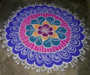 colourful rangoli