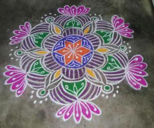 Margazhi rangoli