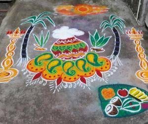 pongal rangoli