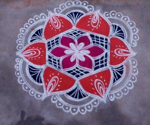 Freehand Rangoli 