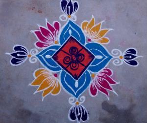 Freehand Rangoli 