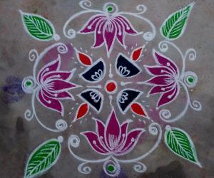 Friday rangoli 