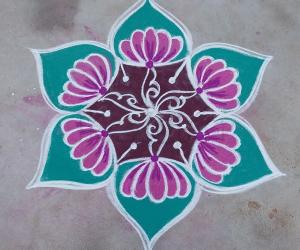 Simple Rangoli 