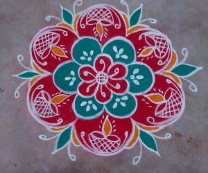 Friday rangoli 