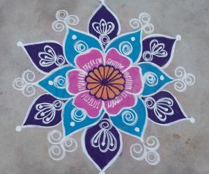 Freehand Rangoli 