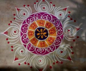 Simple Rangoli 