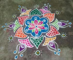 COLOURFUL RANGOLI