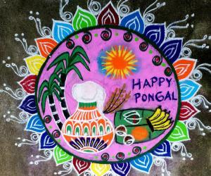 Pongal rangoli