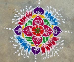 Kaanum Pongal Rangoli