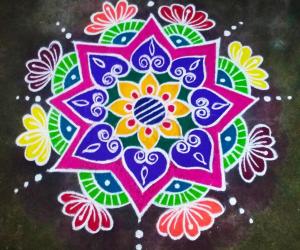 Floral Rangoli