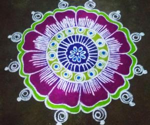 Cute rangoli