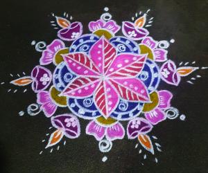 Thai Poosam Rangoli