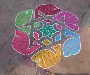 Rangoli: Margazhi kolam