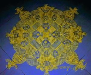 Navrathri kolam Day 1