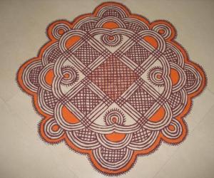 Colour Padi Kolam