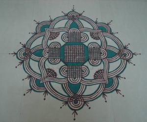 Kolam for Panguni Uthiram