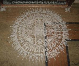 White Kolam