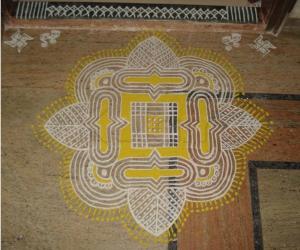 Navaratri Third day kolam