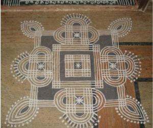 Navaratri Fifth  day kolam