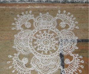 White Kolam