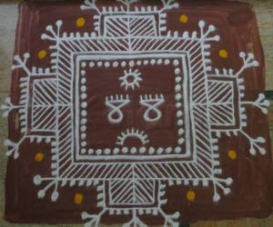 Mandana style kolam