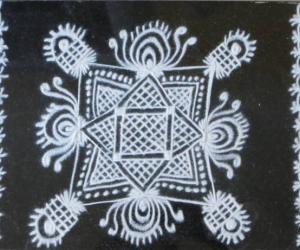 White Kolam