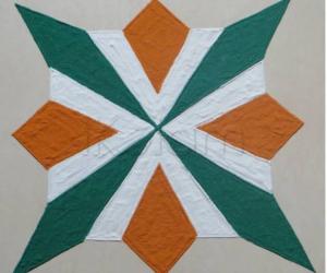 Rangoli: Independence Day kolam