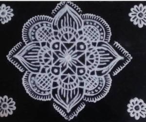 Rangoli: A simple kolam