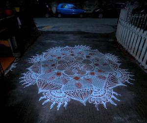 free hand kolam