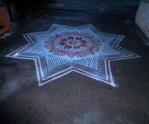 Rangoli: free hand kolam