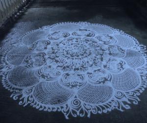 free hand kolam