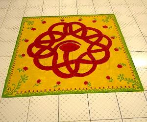 Rangoli: Happy Chinese new year 