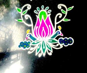 Beginner rangoli