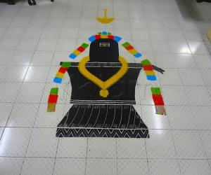 Rangoli: Maha shivaratri rangoli