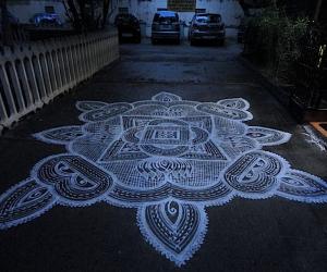 free hand kolam