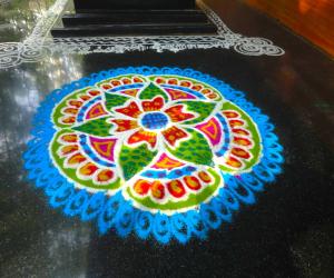 beginner rangoli