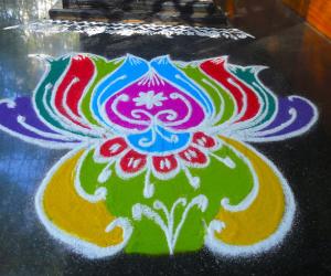 beginner rangoli