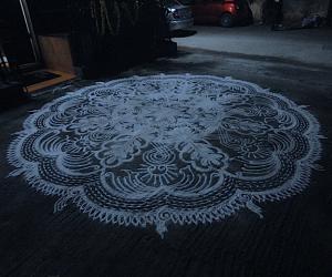 Freehand kolam