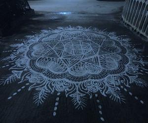 Rangoli: free hand kolam