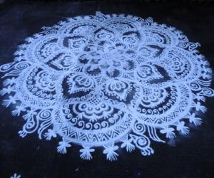 free hand kolam