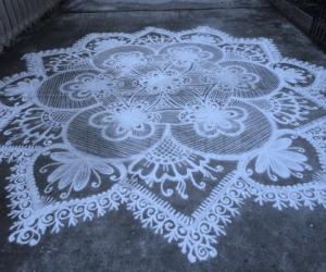 free hand kolam