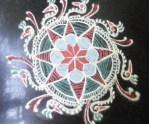 Beginner kolam