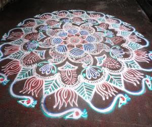 Varamahalakshmi Rangoli