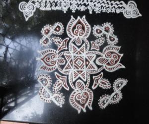 beginner kolam